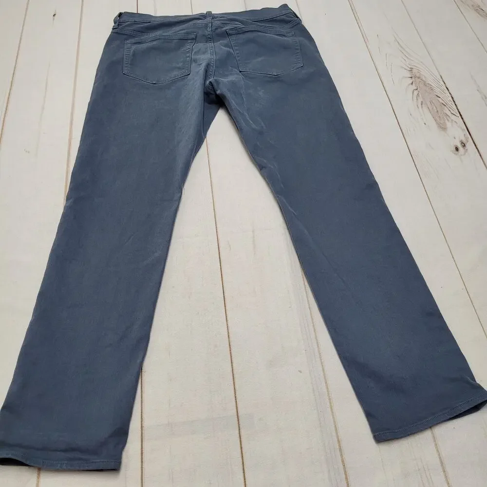 J. Crew Factory flex slim garment dyed 5 pocket blue pants dress